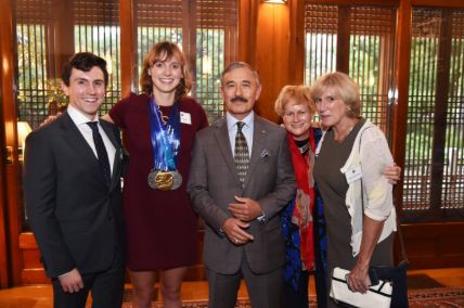 Katie Ledecky is a five-time Olympic Gold medalist.